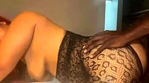 First fb dating hookup turns into rough ebony creampie pounding for this big ass milf