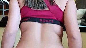 Step-mom begs take off condom cum deep inside her pussy