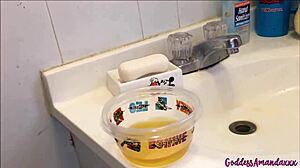 collecting pee for your worship