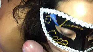 married brazilian cutie flashes her pussy at the square for stranger cock