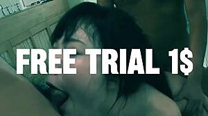 yo saori looks so horny tied up in that sexy bikini for steamy japanese bondage sex