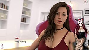 wanna watch gamer girl in miniskirt lift skirt for big tits reveal?