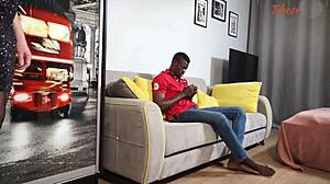 tanya foxxx dances seductively then bbc fucks her pantyhose legs heels on