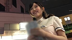 J-Cup Miracle Idol’s Secret Creampie and Facial from Double Pounding Fuck