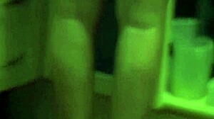 stepson, why hide that big cock from naked french stepmom in kitchen? 