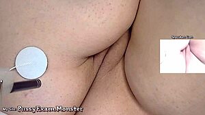 retro blue films doc gloves up for close-up pussy exam fingering her gaping asshole