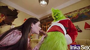 grinch fucks victoria camargos juicy colombian ass ruining christmas cosplay