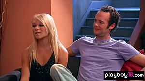 Amateur Blonde Housewife Lana Bent Over Pool for Outdoor Pussy Doggystyle