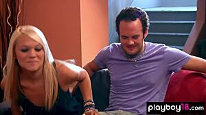 Amateur Blonde Housewife Lana Bent Over Pool for Outdoor Pussy Doggystyle