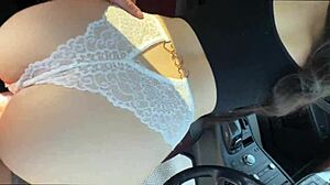 we drove to the woods and i bent my girlfriend over in the car