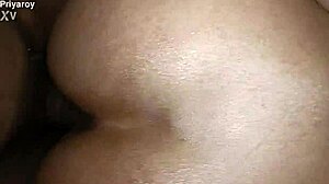 Priya bhabhi's gaping big ass and pussy stretched in intense indian pounding