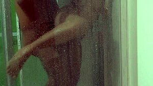 latina wife betrays cuckold heart pounding as black stud ravages her in motel bathroom