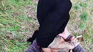 damn, risky public outdoor sex with this hot blonde german milf feels amazing