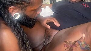 Lucio's hidden craving for wet ebony pussy licking