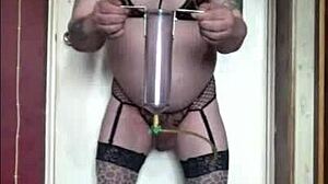 Bisexual Crossdresser Swallows His Own Cum Till Yours Joins No Matter Who's Watching