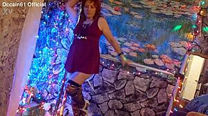 hotwife steffi july HUGE PUSSY LIPS DANCE lingerie solo toy promo