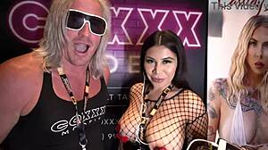 Tokyo Lynn's Exxxotica Miami Interview at Coxxx Booth
