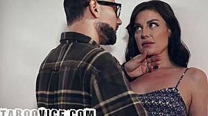 whoa this hot milf gets her pussy licked and fucked hard by creepy super 😍🔥