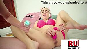 big black cock double penetrates gaping ass with buttplug squirting slut orgasm