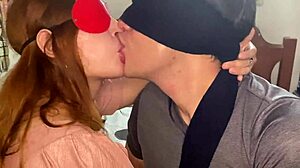 curvy latina stepsister teaches hot kissing with ass shaking and spitting