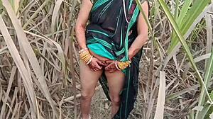 indian desi village girl pisses publicly outdoors for first time thrill