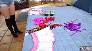 ruby takes double penetration from two monster cocks cowgirl style