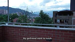 Thick colombian latina rides stranger cock pov starbucks creampie