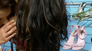 will these big boobs in lingerie do it for the group lick?