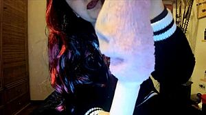 Stuff these filthy dirty socks deep into your worshiping mouth now!