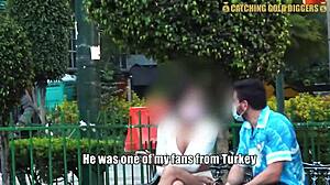 Sexy elegant Venezuelan latina slut tricked into hardcore skinny big ass tits pounding by old man. She moans loud.