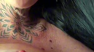brunette party slut screams deepthroating then rides cowgirl hard before rough doggy pov
