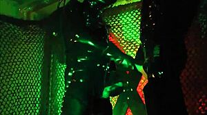 perfect rubberboys in latex gloves and masks jerking off together - rubbiker77's fetish play