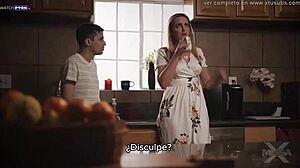 milfs beg for my creampie inside their natural tits sub esp