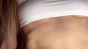 russian teen 18+ sways hips seductively on bigo captivating viewers with rhythmic moves