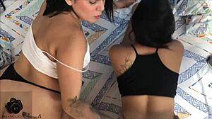 damn stepmom sets up hotel threesome creampie with curvy latina wife wild