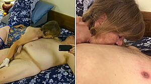 Granny Carmen Gulps Cock Deepthroat Cum In Mouth Slut