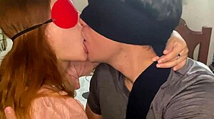 curvy latina stepsister teaches hot kissing with ass shaking and spitting