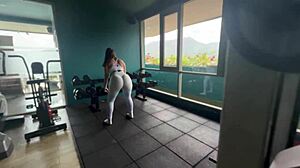 Gym Pickup Curvy Big Tits Latina Huge Ass Big Cock Creampie Doggystyle
