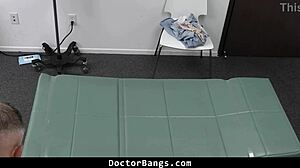 Shy teen nurse rides doctor's monster cock fixing her riding in hospital