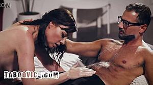 whoa this hot milf gets her pussy licked and fucked hard by creepy super 😍🔥