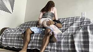 loira safada pulls panties aside begs multiple creampies inside her