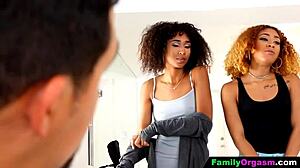 stepdaughters swap tight pussies for family forgiveness orgy