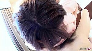 step-sis with big nips chats dirty in pov creampie fuck