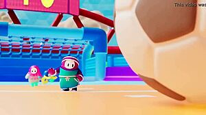 He Loses Fall Guys Bet And Pays With Creampie!