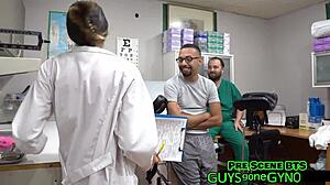 perverted podiatrist angel ramirez tickles feet in latex gloves