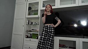 roommates shock blowjob floods me with overwhelming horny bliss