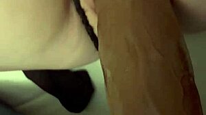 Wife chokes on monster BBC!