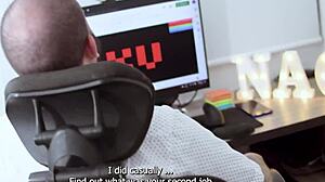 roman savant fucks ary abdul at work then creampies by accident