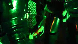 perfect rubberboys in latex gloves and masks jerking off together - rubbiker77's fetish play