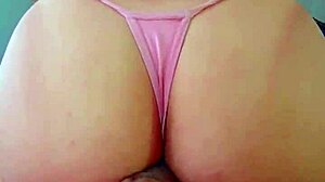 Big round ass latina teen girlfriend rides monster cock pov orgasm